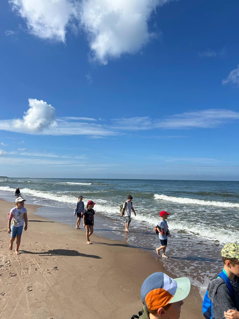 Vasaros stovykla pajūryje